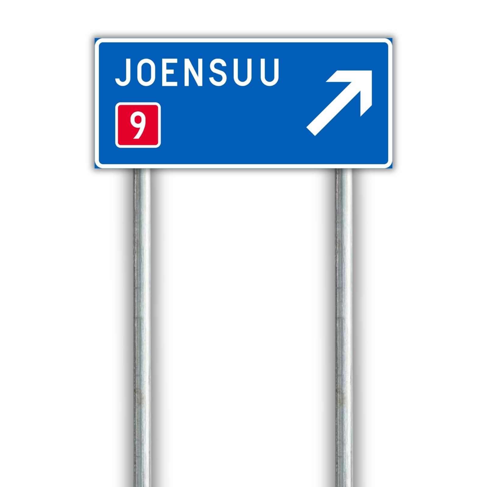 F12 Ajokaistan yläpuolinen erkanemisviitta liikennemerkki