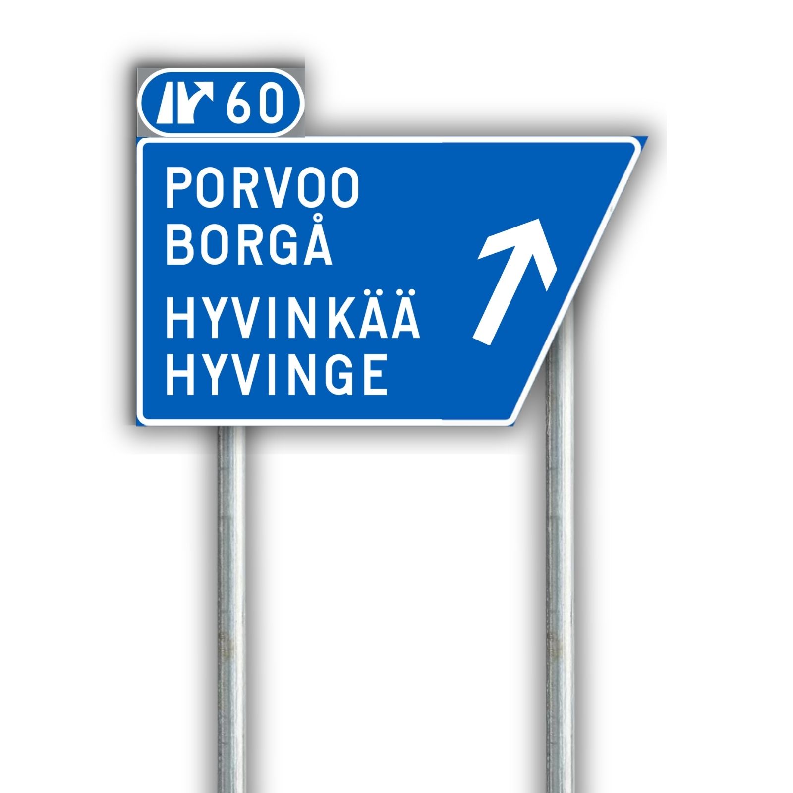 F14 Erkanemisviitta liikennemerkki Porvoo Hyvinkää