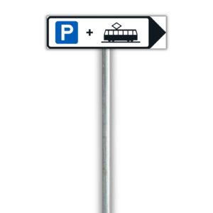 F18.3 Liityntäpysäköintiviitta P+Raitiovaunu