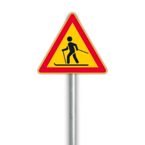 A19 Hiihtolatu – varoitusmerkki
