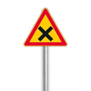 A21 Tienristeys – varoitusmerkki