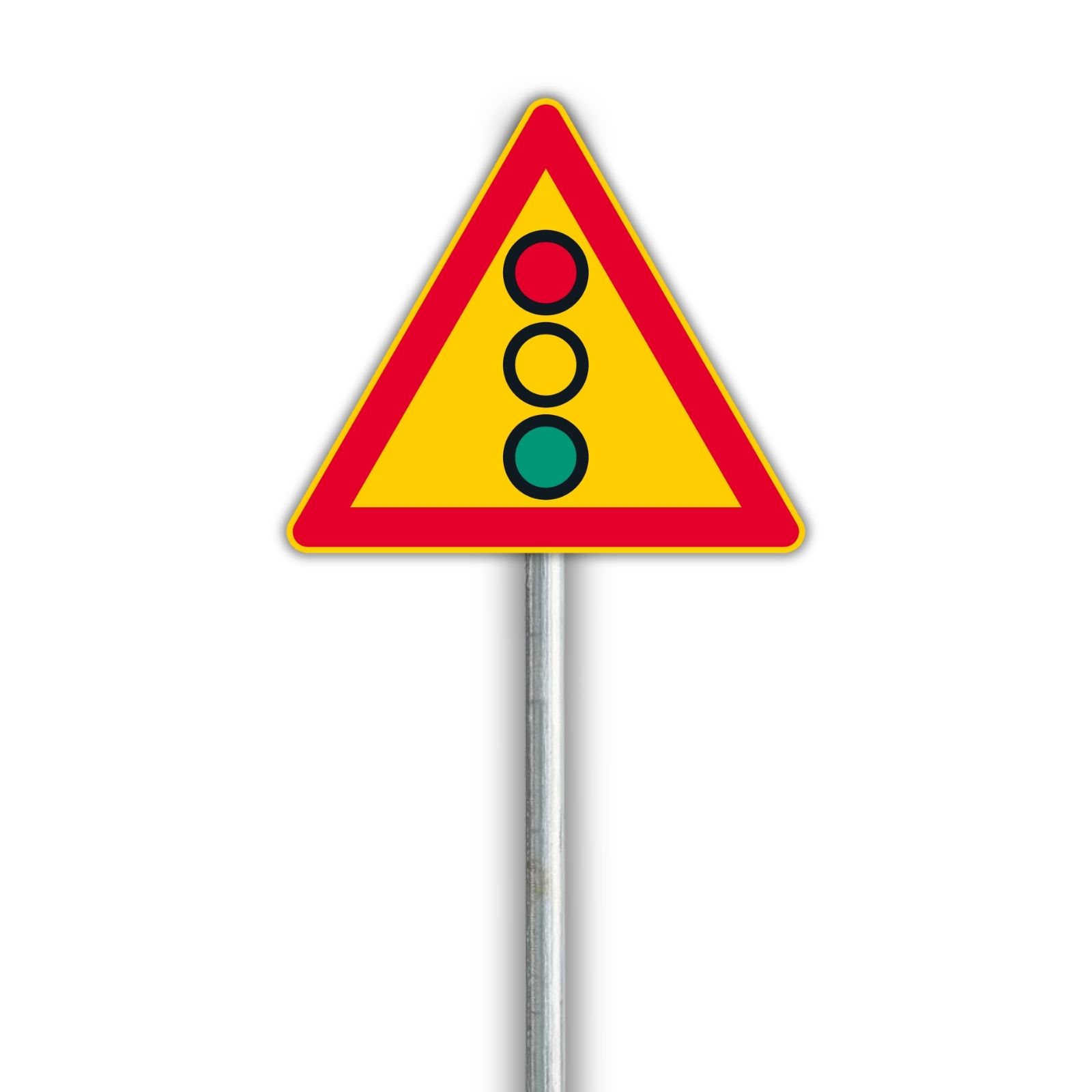 A23 Liikennevalot – varoitusmerkki