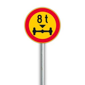 C26 Ajoneuvon suurin sallittu akselimassa liikennemerkki vuokraus
