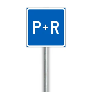 E3.5 Liityntäpysäköintipaikka P+R liikennemerkki