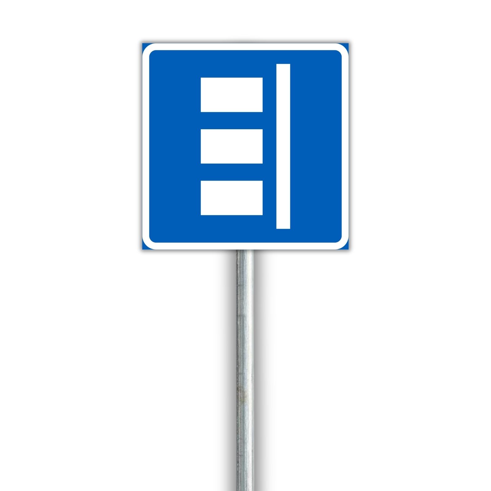 E4.1 Ajoneuvojen sijoitus pysäköintipaikalla liikennemerkki