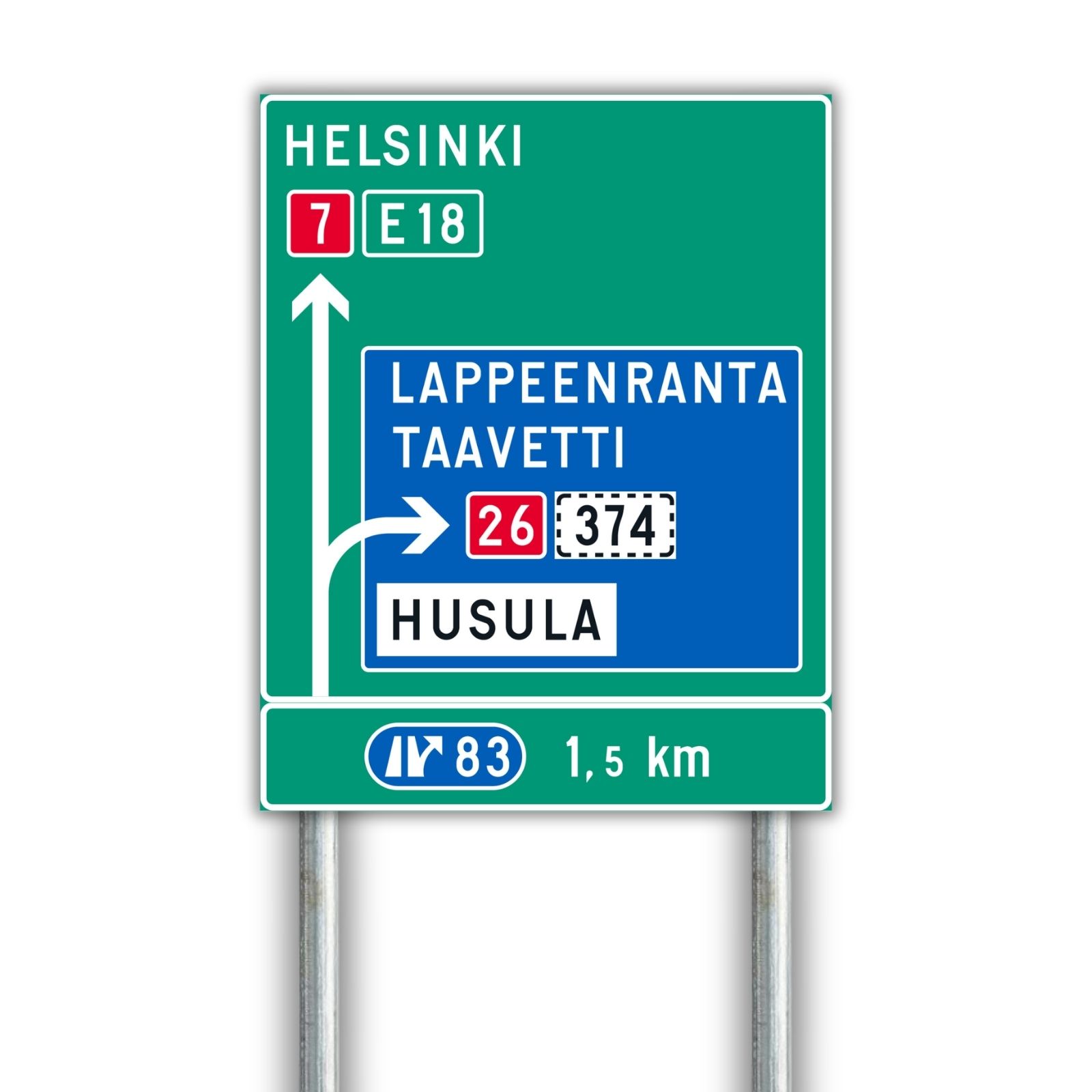 F1.3 Suunnistustaulu liikennemerkki