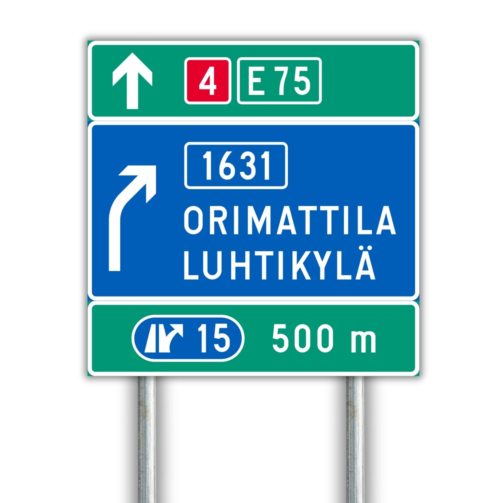F2.3 Suunnistustaulu liikennemerkki