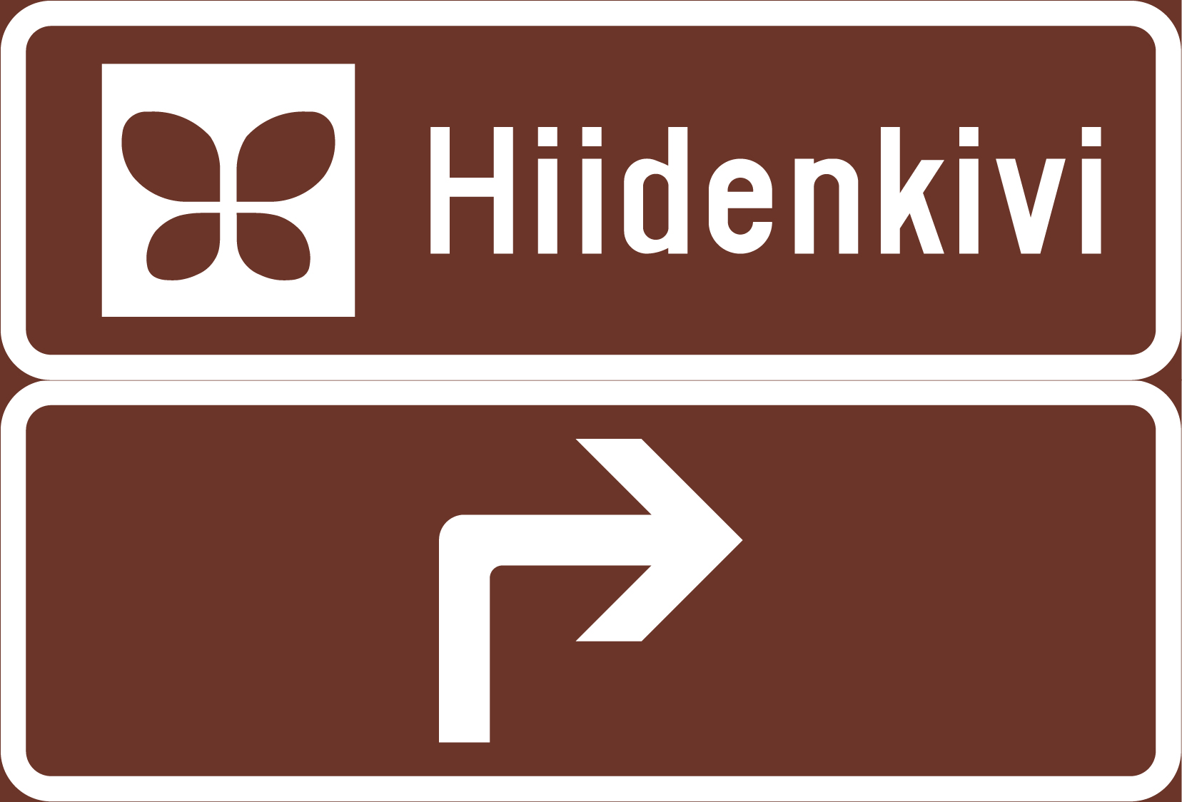 G5 Palvelukohteen osoiteviitan ennakkomerkki liikennemerkki