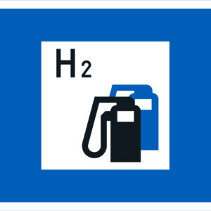 G11.4 Polttoaineen jakelu vety liikennemerkki