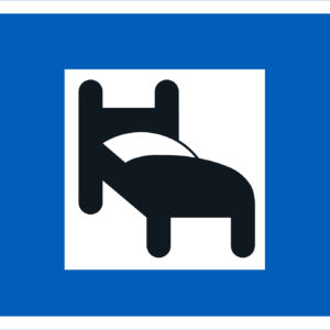 G12 Hotelli tai motelli liikennemerkki