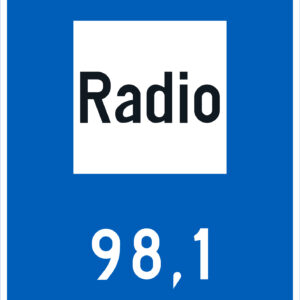 G6 Radioaseman taajuus liikennemerkki