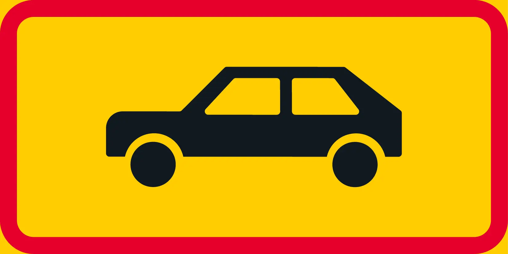 H12.1 Henkilöauto lisäkilpi